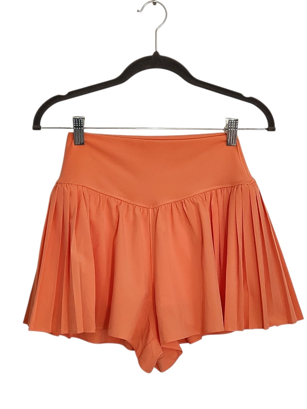 Aerie OFFLINE Real Me Coral Pleated Flowy Shorts Size Medium NWT